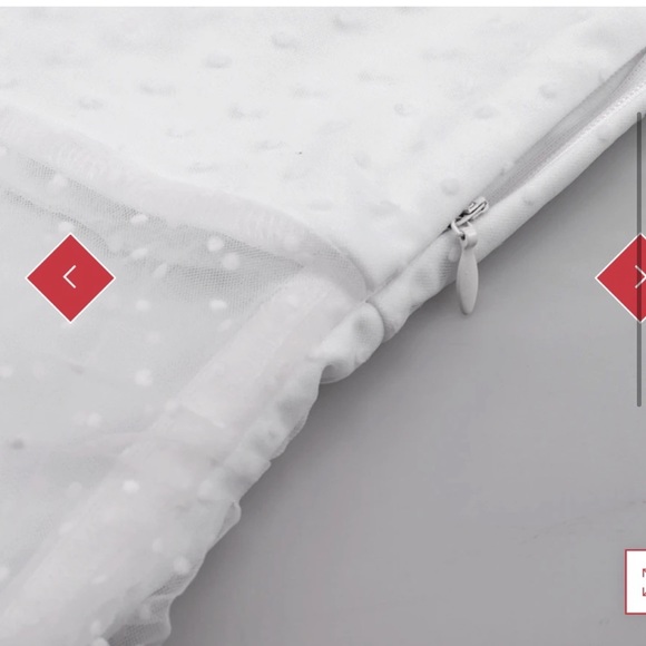 ASYMMETRICAL LACE MINI DRESS - Picture 4 of 4